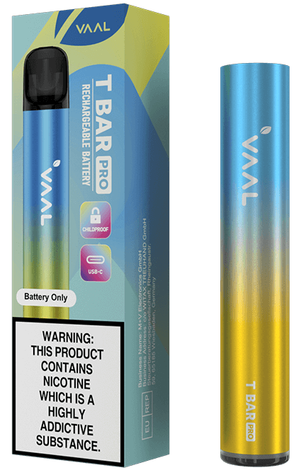 Package of VAAL T BAR PRO Rechargeable battery，Single Battery Box. Each package includes a single battery.