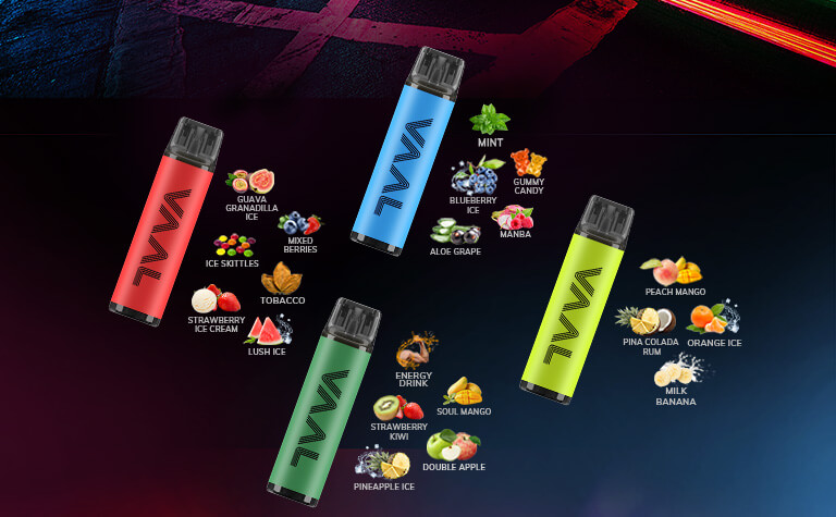 The Vaal 500C comes in a vast array of different flavors, including Tobacco, Mint, Milk Banana, Lush Ice, Blueberry Ice, Energy Drink, Pineapple Ice, Orange Ice, Ice Skittles, Mamba, Pina Colada Rum, Soul Mango, Strawberry Kiwi, Guava Granadilla Ice, Gummy Candy, Peach Mango, Aloe Grape, Mixed Berries, Strawberry Ice Cream, Double Apple.