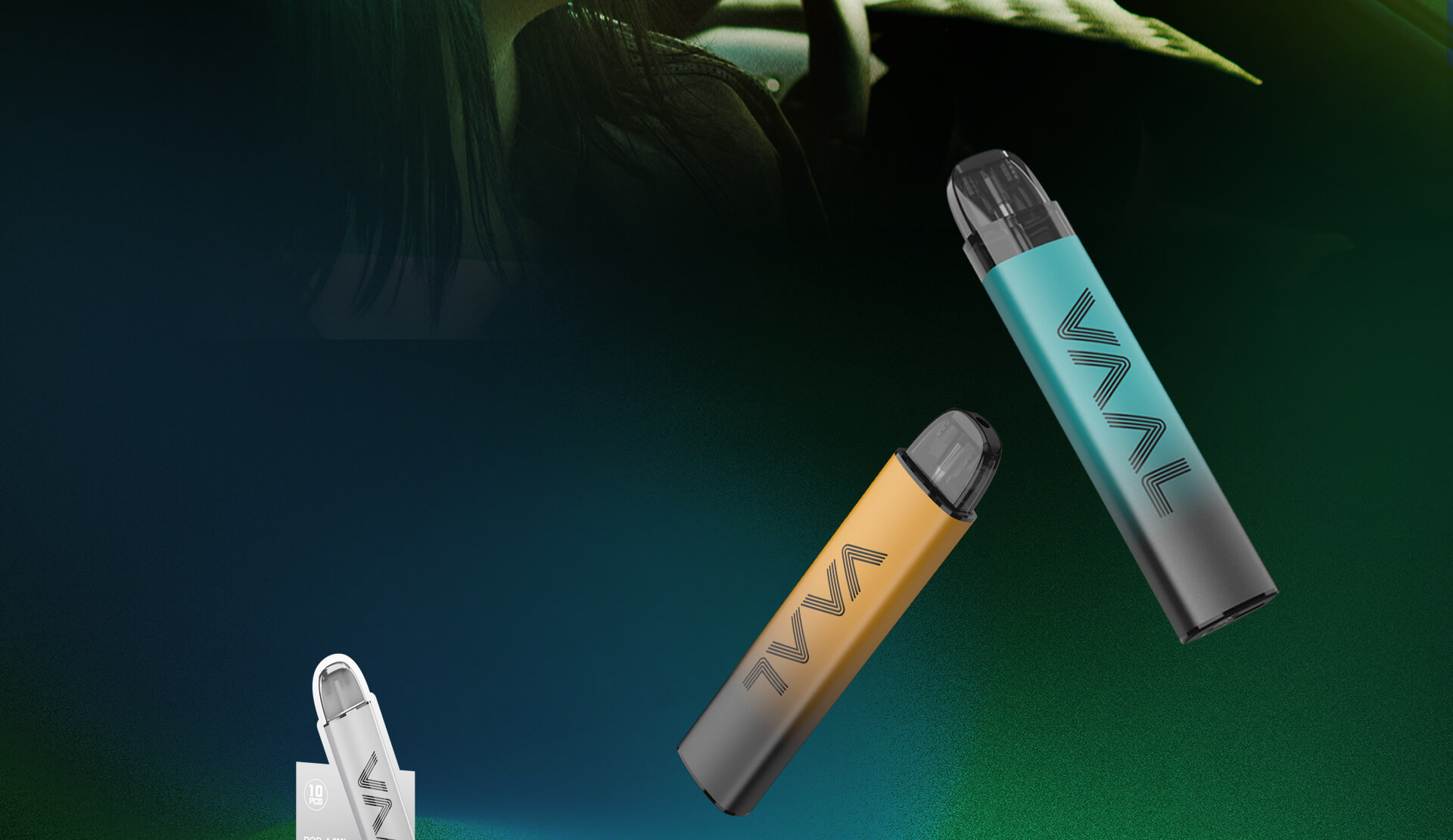 Specification of VAAL CC Disposable Vape Kit: 900mAh battery, USB-C charging, 1.2ohm mesh coil.
