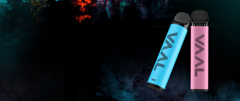 Specification of the vaal 800 disposable vape: 400mAh built-in battery, 1.2ohm regular coil, 2ml e-liquid capacity, 17mg nicotine salt, up to 800 puffs